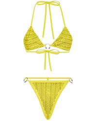 Philipp Plein - Set bikini a triangolo con decorazione - Lyst