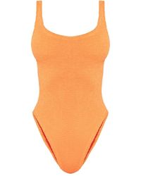 Hunza G - Maillot De Bain À Encolure Carrée - Lyst