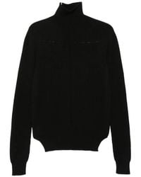 Rick Owens - Fisherman Ribbed Turtle-Neck Sweater - Lyst