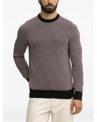 Barbour - Gemusterter Wells Pullover - Lyst
