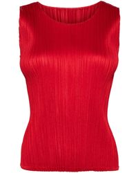 Pleats Please Issey Miyake - New Colorful Basics 3 Tank Top - Lyst