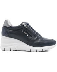 Nero Giardini - Zip Leather Sneakers - Lyst
