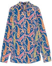 Etro - Cotton Elastane Shirt - Lyst