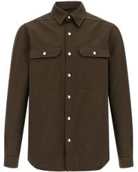 Rick Owens - 'Outershirt' Shirt - Lyst
