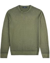 Fay - Embroidered-Logo Crew-Neck Sweater - Lyst