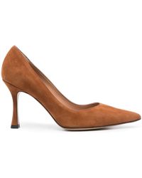 Roberto Festa - Lory 80mm Pointed-toe Suede Pumps - Lyst
