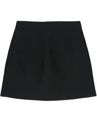 Jil Sander - Fine-ribbed Mini Skirt - Lyst