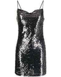 L'Agence - Sequin-embellished Mini Dress - Lyst