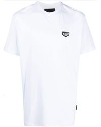 Philipp Plein - Logo-patch Crew-neck T-shirt - Lyst