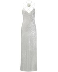 JW PEI - Heisey Maxi-Jurk Met Pailletten - Lyst