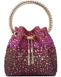 Jimmy Choo - Bon Bon Crystal-Embellished Mini Bag - Lyst