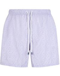 Fedeli - Polka-Dot Drawstring Swim Shorts - Lyst
