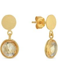 Auree - Boucles D'Oreilles Pendantes Salina - Lyst