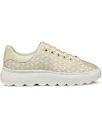 Geox - Spherica Patterned Platform Sneakers - Lyst