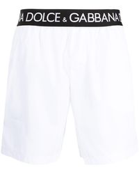 Dolce & Gabbana - Zwembroek Met Logoband - Lyst