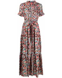 La DoubleJ - Long And Sassy Floral-print Dress - Lyst