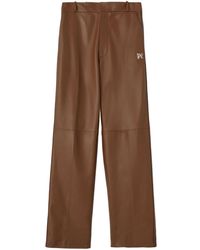 Palm Angels - Pa Monogram Leather Track Pants - Lyst