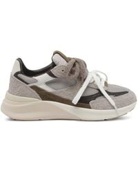 Date - Musa Mono Panelled Low-Top Sneakers - Lyst