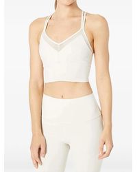 Alo Yoga - Logo-Print Sports Bra - Lyst