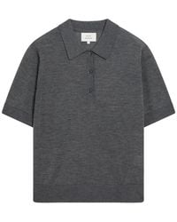 Loulou de Saison - Short-Sleeved Cashmere Polo Top - Lyst