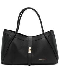 ADRIANNA FERETTI - Pebbled-Leather Tote Bag - Lyst