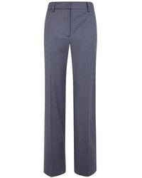 Antonelli - Pantalones Rectos De Lana Con Pinzas - Lyst