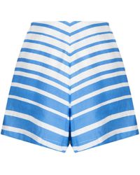 Bambah - Sicily Striped Linen Shorts - Lyst