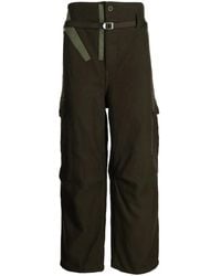 Comme des Garçons - Pantaloni A Gamba Ampia Con Tasche Cargo - Lyst