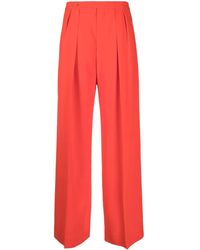 Aspesi - Tailored Wide-Leg Trousers - Lyst