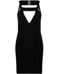 Rick Owens - Abito Corto Sling Con Dettaglio Cut-Out - Lyst