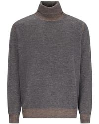 Lardini - Pull À Col Roulé - Lyst