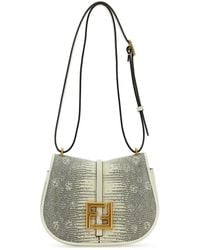 Fendi - Sac Porté Épaule Ff En Cuir - Lyst