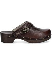 Scholl - Mules À Détails De Clous Et Boucle - Lyst