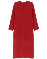 Max Mara - Punghia Keyhole-Detail Long-Sleeve Maxi Dress - Lyst