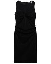 Gcds - Gedrapeerde Midi-Jurk - Lyst