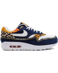 Nike - Air Max 1 Prm "Denim Leopard" Sneakers - Lyst