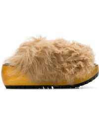 Marni Ciabatte con zeppa - Multicolore