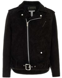 Y's Yohji Yamamoto - Belted Biker Jacket - Lyst