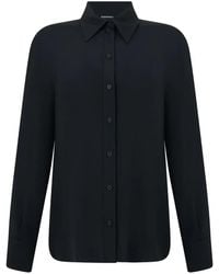 Alberta Ferretti - Button-Up Long-Sleeved Shirt - Lyst