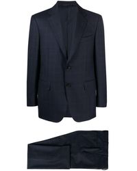 Canali - Plaid-check Wool Suit - Lyst