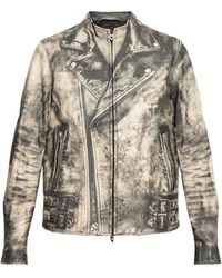 DIESEL - L-Tad Leather Jacket - Lyst