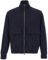Paul & Shark - Knit-Sleeves Jacket - Lyst