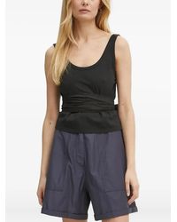 Forte Forte - Bow-Detail Wrap Top - Lyst