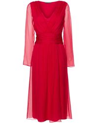 Alberta Ferretti - Jurk Met A-Lijn - Lyst