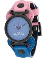 Marc Jacobs Orologio bicolore The Cuff - Blu
