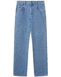Isabel Marant - Jean Droit À Motif Brinsa - Lyst