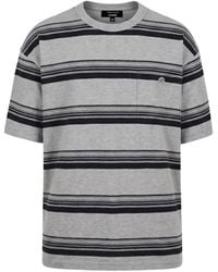 Comme des Garçons - Striped-Print Chest-Pocket T-Shirt - Lyst