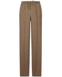 Kiton - Pinstripe Drawstring Trousers - Lyst