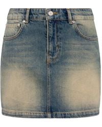 Moschino - Denim Mini Skirt - Lyst