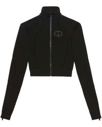 Gucci - Interlocking G Logo Cropped Jacket - Lyst